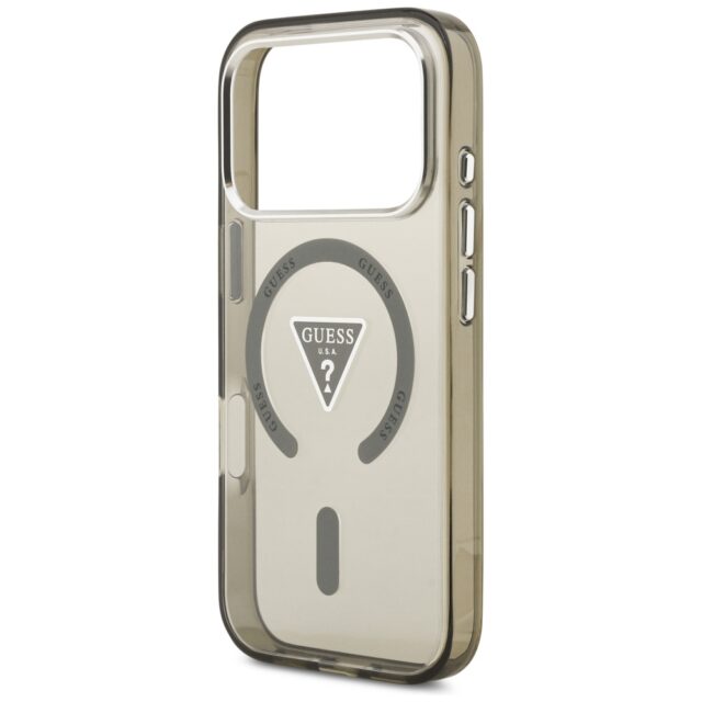 Case Guess IML Gradient Triangle Logo MagSafe for iPhone 17 Pro khaki - imagine 6
