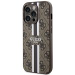 Guess GUHMP14LP4RPSW iPhone 14 Pro 6.1" brown hardcase 4G Printed Stripes MagSafe - imagine 2