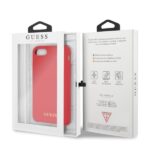 Guess GUHCI8LSGLRE iPhone 7/8/SE 2020/ SE 2022 red hard case Silicone - imagine 7