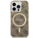 Guess GUHMP14LH4STW iPhone 14 Pro 6.1" brown hardcase 4G MagSafe - imagine 2