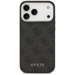 Case Guess 4G Classic Logo MagSafe for iPhone 17 Pro Max black - imagine 3