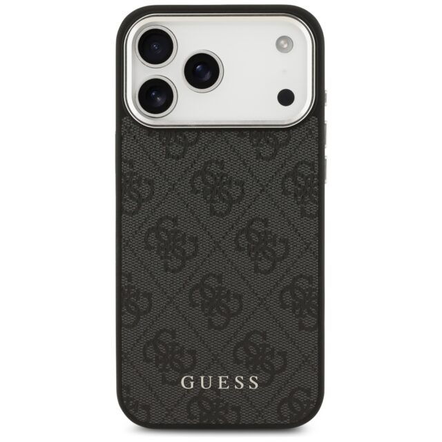 Case Guess 4G Classic Logo MagSafe for iPhone 17 Pro Max black - imagine 3