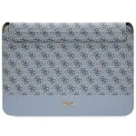Guess Sleeve GUCS14PS4SGB 14" blue 4G Stripe Metal Logo