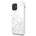 Guess GUHCN61HYMAWH iPhone 11 6,1" / Xr white Marble tempered glass - imagine 2