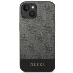 Guess GUHCP14MG4GLGR iPhone 14 Plus / 15 Plus 6.7" grey hard case 4G Stripe Collection - imagine 3