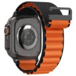 Pasek Spigen WBF1 do Apple Watch          6/7/8/9/10/11/SE/SE 3/Ultra 1/Ultra 2 44/45/46/49mm czarno-pomarańczowy - imagine 2