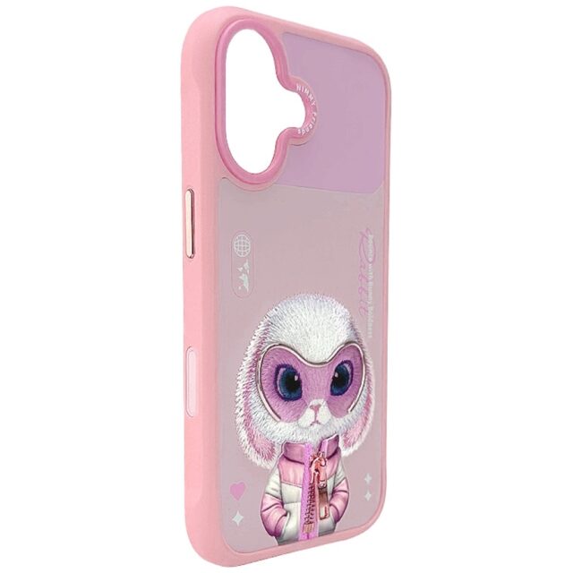 Case Nimmy Cool&Cute 2.0 Rabbit for  iPhone 17 pink - imagine 6