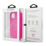 Guess GUHCN61LS4GFU iPhone 11 6,1" / Xr fuchsia hard case Silicone 4G Tone On Tone - imagine 7