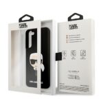 Karl Lagerfeld KLHCS22MSLKHBK S22+ S906 black hardcase Silicone Karl`s Head - imagine 8