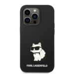 Karl Lagerfeld KLHCP14XSNCHBCK iPhone 14 Pro Max 6,7" hardcase black Silicone Choupette - imagine 3