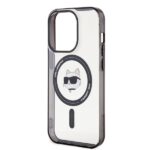 Karl Lagerfeld KLHMP15LHCHNOTK iPhone 15 Pro 6.1" transparent hardcase IML Choupette`s Head MagSafe - imagine 6