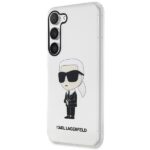 Karl Lagerfeld KLHCS23SHNIKTCT S23 S911 transparent hardcase Ikonik Karl Lagerfeld - imagine 2