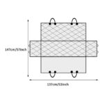 Extralink Pets Car Dog Mat, Universal Large Seat Cover for Cars - imagine 5