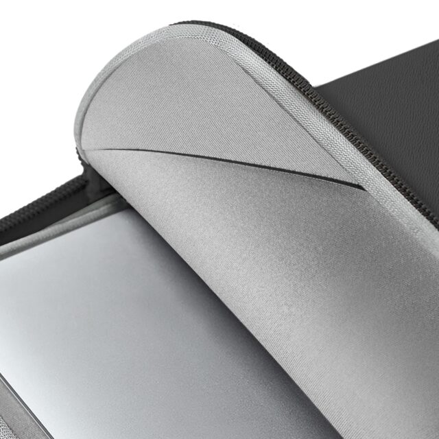 UNIQ totba Cyprus laptop Sleeve 14" onyx water-resistant neoprene - imagine 5