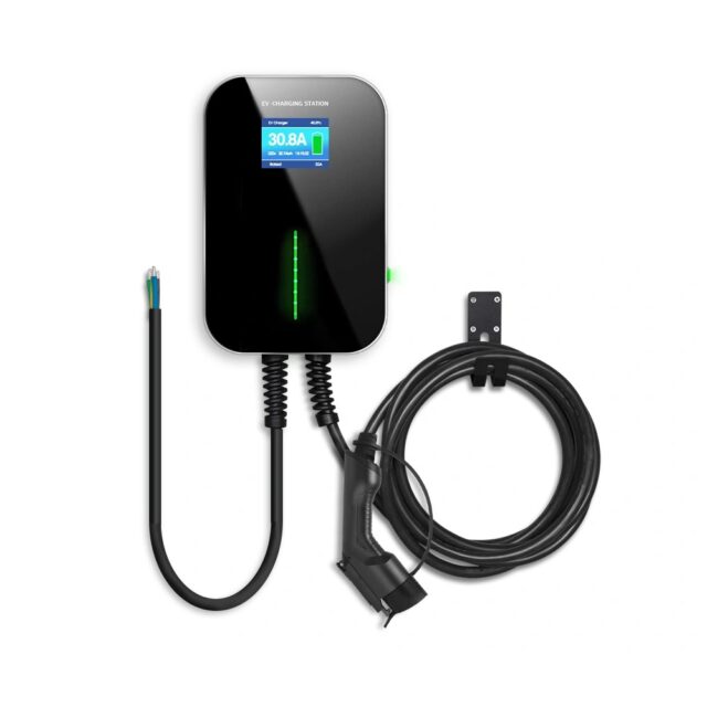 Extralink BS20-BC-22kW-APP Type 2 32A 22kW | Electric car charger | 3 phase, LCD screen, APP, 6,1m - imagine 3