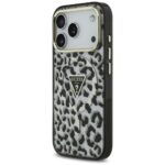 Guess Leopard Glitter MagSafe Case for iPhone 17 Pro Max Black - imagine 2