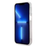 Guess Set GUBPP14LHJEACSP Case+Charger iPhone 14 Pro 6,1" pink hard case Jungle MagSafe - imagine 5