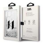 Karl Lagerfeld KLHCP14SLBKLCS iPhone 14/ 15 / 13 6,1" silver hardcase Liquid Glitter Big KL - imagine 8