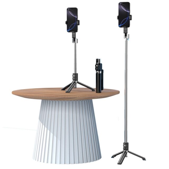 Selfie Stick USAMS ZB324 Mini Wireless   black - imagine 4