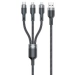 AWEI CL-975 usb-c/lightning/mico3in1 cable black