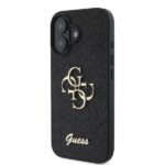 Guess GUHCP16SHG4SGK iPhone 16 6.1" black hardcase Fixed Glitter Big 4G - imagine 3