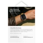 Case UNIQ Voute for Apple Watch Ultra 49mm tempered glass black - imagine 6