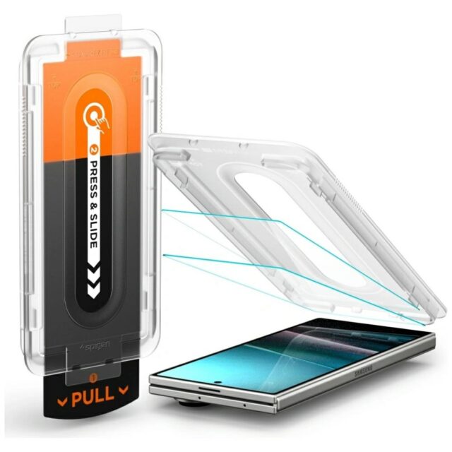 Tempered glass Spigen Glas.Tr EZ FIT Pro HD 2pcs for Samsung Galaxy Z Fold7 - imagine 2