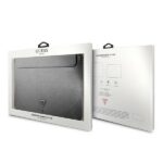 Guess Sleeve GUCS14PSATLG 13/14" silver Saffiano Triangle Logo - imagine 4