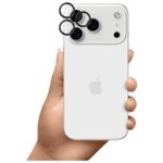 3MK HARDY Lens Protection Pro for Apple iPhone 17 Pro /17 Pro Max Black - imagine 8