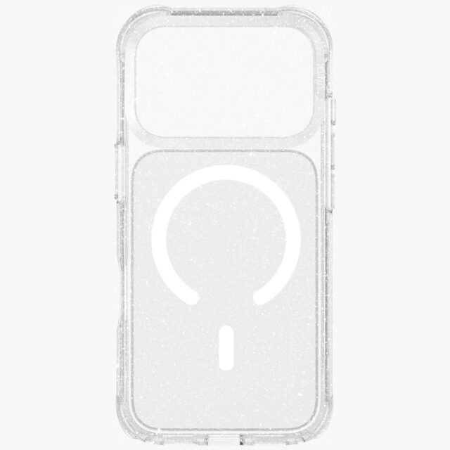UNIQ LifePro Xtreme Case for iPhone 17 Pro Magclick Charging Clear/Glitter - imagine 5