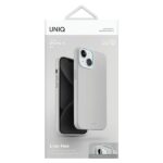 UNIQ case Lino Hue iPhone 15 / 14 / 13 6.1" Magclick Charging chalk grey - imagine 6