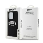 DKNY DKHMP15LSNYACH iPhone 15 Pro 6.1" black hardcase Liquid Silicone White Printed Logo MagSafe - imagine 8