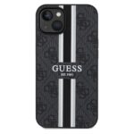 Guess GUHMP15SP4RPSK iPhone 15 / 14 / 13 6.1" black hardcase 4G Printed Stripes MagSafe - imagine 3