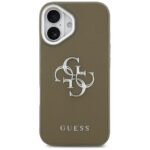 Guess Grained Big 4G Classic Logo Case for iPhone 17 Pro Brown - imagine 3