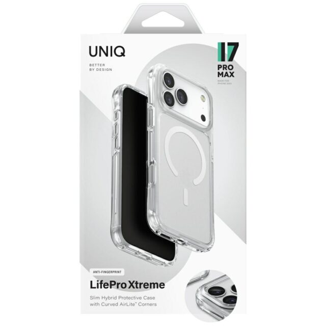 UNIQ LifePro Xtreme Case for iPhone 17 Pro Max Magclick Charging Transparent - imagine 6