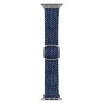 UNIQ Aspen Strap Apple Watch 44/42/45mm Series 1/2/3/4/5/6/7/8/SE/SE2/SE3 Braided oxford blue - imagine 6