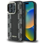 DKNY DKHMP16LPCPVSLK iPhone 16 Pro 6.3" black hardcase Checkered Pattern Magsafe