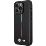 Case BMW BMHMP13L22PVTK iPhone 13 Pro / 13 6.1" black Quilted Tricolor MagSafe - imagine 2