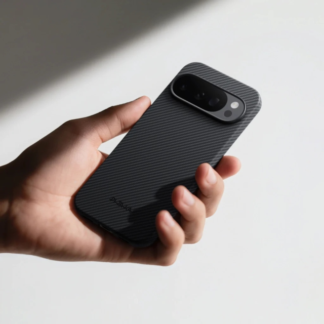 Case PITAKA Ultra-Slim for Google Pixel   10 / 10 Pro black grey - imagine 6