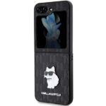 Karl Lagerfeld KLHCZF5SAPCHNPK Z Flip5F731 hardcase black Saffiano Monogram Choupette Pin - imagine 6