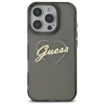 Guess GUHCP16LHCHGSPK iPhone 16 Pro 6.3" black hardcase IML Heart - imagine 3