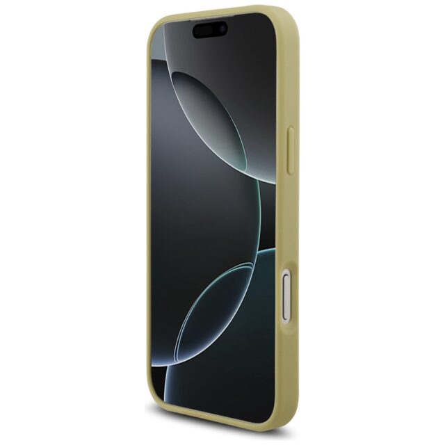 Case Guess Rhinestone Triangle Logo for   iPhone 17 Pro Max gold - imagine 5