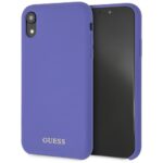 Guess GUHCI61LSGLUV iPhone Xr purple hard case Silicone