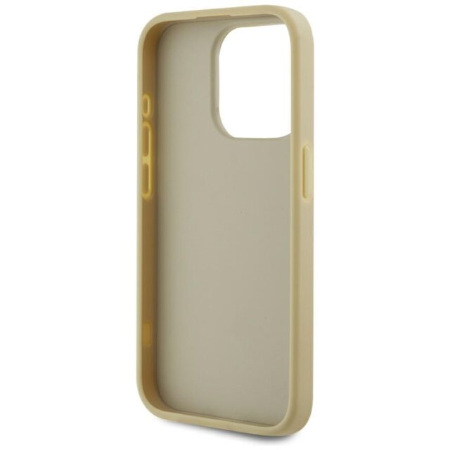 Case Karl Lagerfeld Wrinkled Metal Signature for iPhone 15 Pro Max gold - imagine 7
