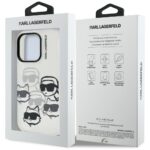 Case Karl Lagerfeld IML Multi K&C Head Pattern for iPhone 16 Pro trans[arent - imagine 8