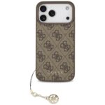 Guess 4G Charms Collection MagSafe case for iPhone 17 Pro Max brown - imagine 2