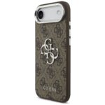 Case Guess 4G Big 4G Classic Logo for  iPhone Air brown silver - imagine 2