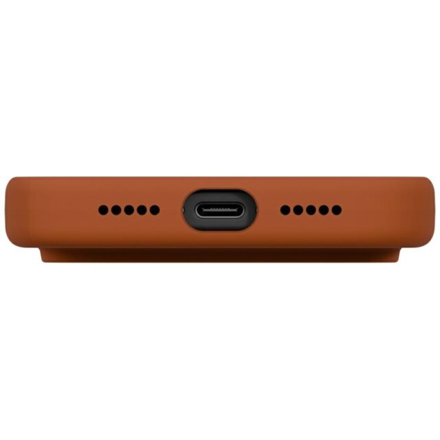 UNIQ Lino Case for iPhone 17 Pro Magclick Charging Orange - imagine 5