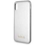 Guess GUHCPXIGLSI iPhone X silver hard case Iridescent - imagine 5