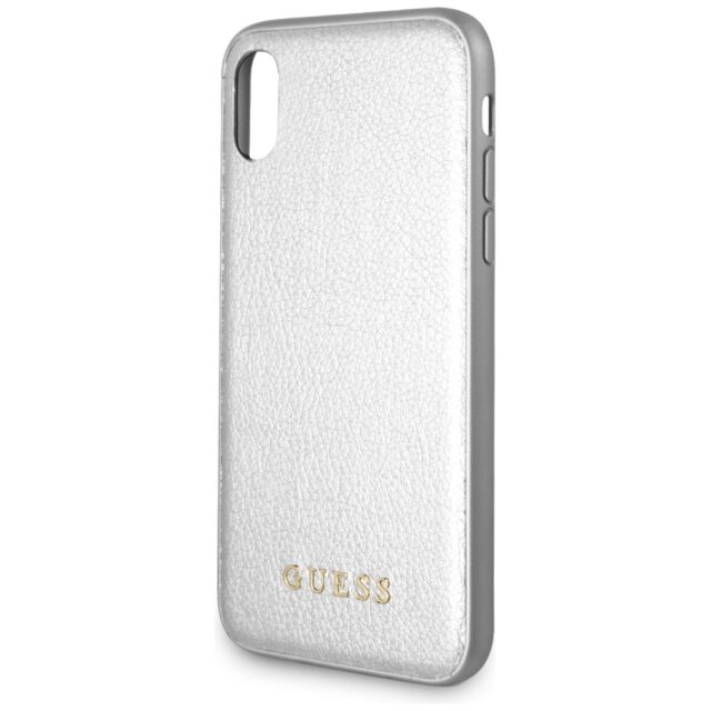 Guess GUHCPXIGLSI iPhone X silver hard case Iridescent - imagine 5